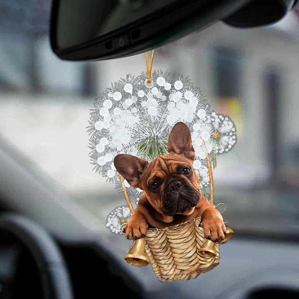 French Bulldog-Dandelion-Two Sided Ornament - Best gifts your whole family