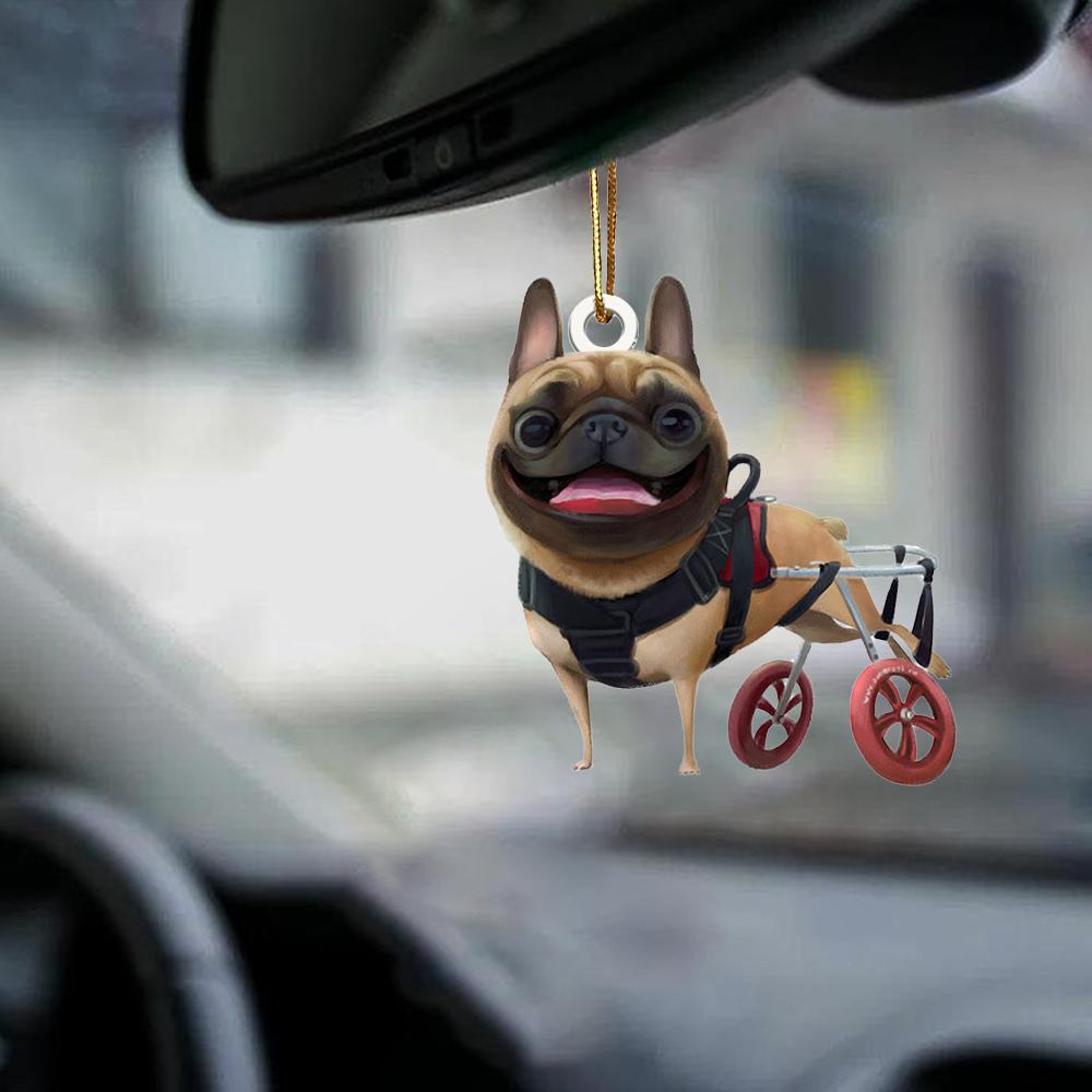 French Bulldog-Look At Me-Two Sided Ornament - Best gifts your whole family