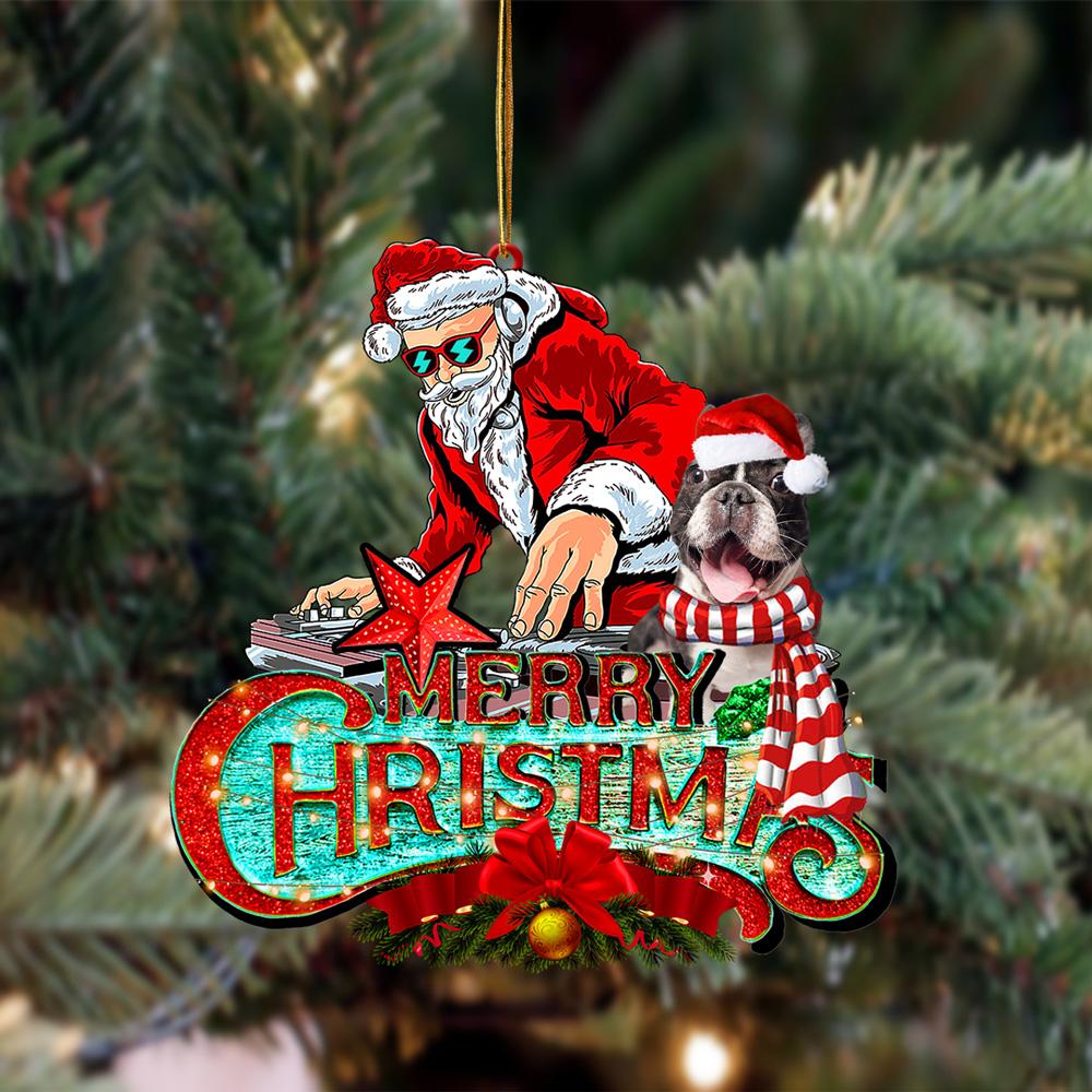 French Bulldog2-Christmas Rock Two Sided Ornament - Best gifts your whole family