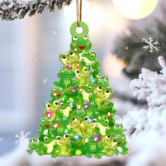 Frog lovely tree gift for frog lover ornamentm - Best gifts your whole family