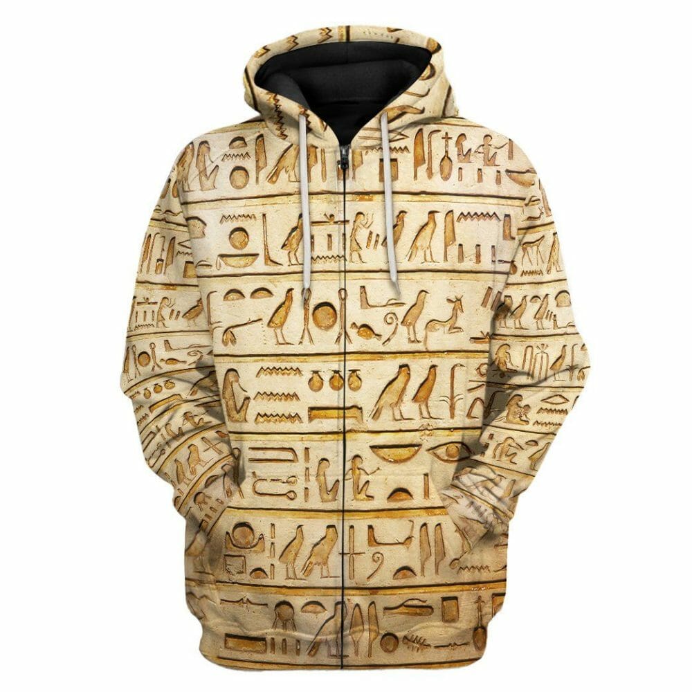3D Egypt Pattern Custom Tshirt Hoodie Apparel