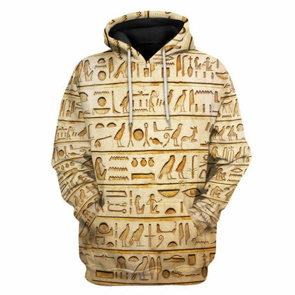 3D Egypt Pattern Custom Tshirt Hoodie Apparel