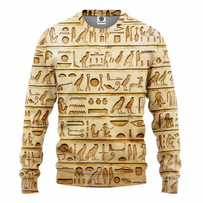 3D Egypt Pattern Custom Tshirt Hoodie Apparel