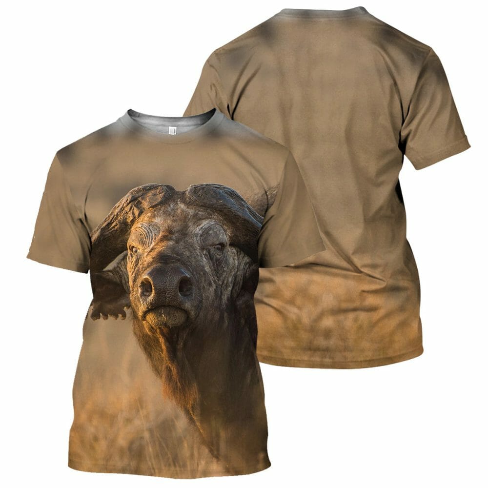  Buffalo - 3D All Over Printed Shirt Tshirt Hoodie Apparel