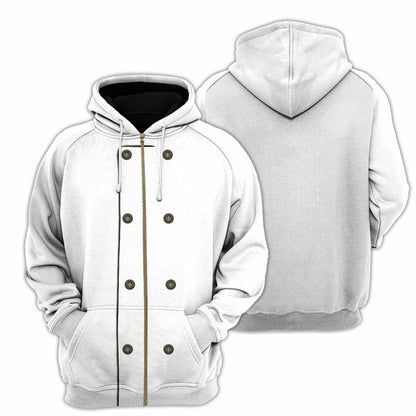  Chef Costume - 3D All Over Printed Shirt Tshirt Hoodie Apparel