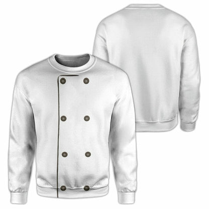  Chef Costume - 3D All Over Printed Shirt Tshirt Hoodie Apparel