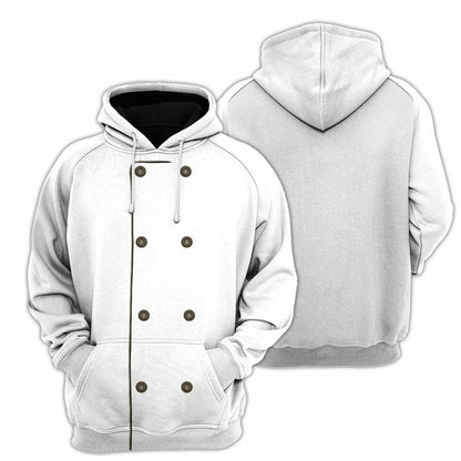 Chef Costume - 3D All Over Printed Shirt Tshirt Hoodie Apparel