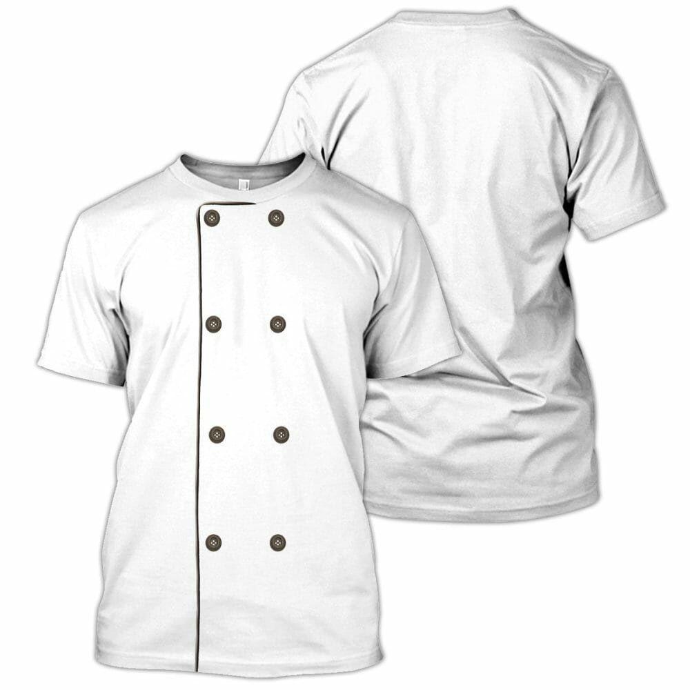  Chef Costume - 3D All Over Printed Shirt Tshirt Hoodie Apparel