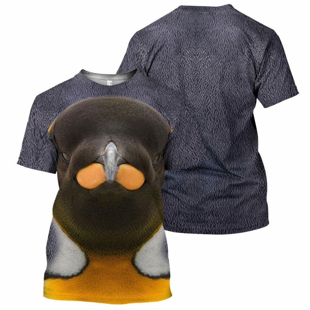  King Penguin- 3D All Over Printed Shirt Tshirt Hoodie Apparel