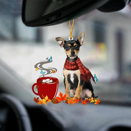 German Pinscher-Fall Chocolate-Two Sided Ornament - Best gifts your whole family