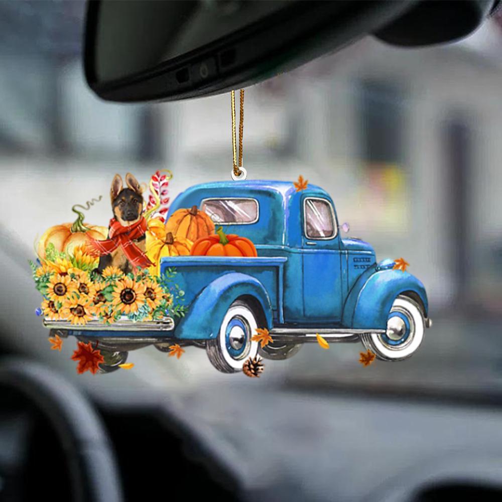 German Shepherd 1-Little Pumpkin-Two Sided Ornament - Best gifts your whole family