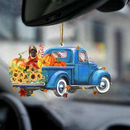 German Shepherd 1-Little Pumpkin-Two Sided Ornament - Best gifts your whole family