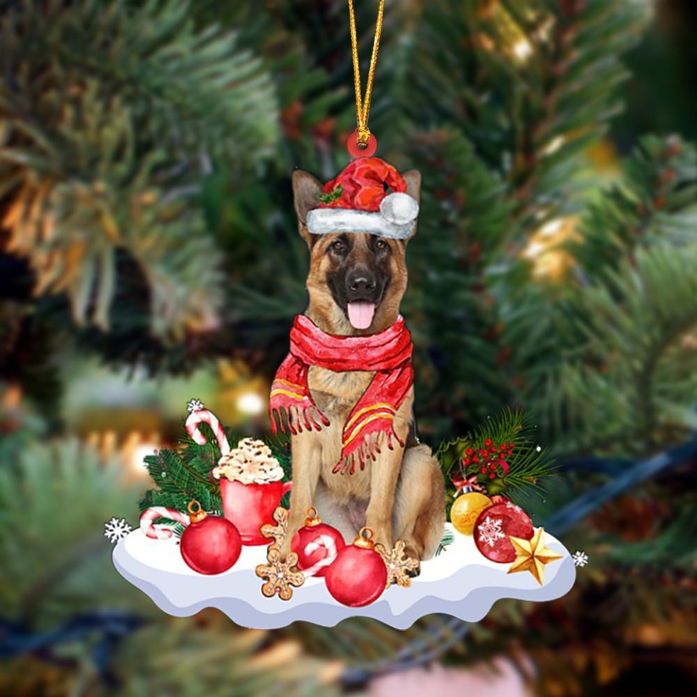 German Shepherd 2-Better Christmas Hanging Ornament - Best gifts your whole family