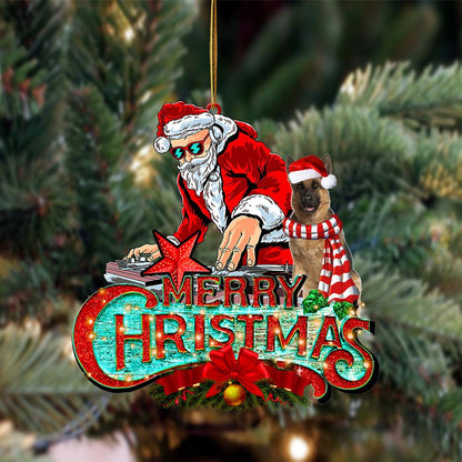 German Shepherd (5)-Christmas Rock Two Sided Ornament - Best gifts your whole family