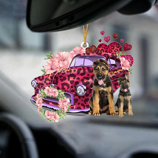 German Shepherd-Make My Life-Two Sided Ornament - Best gifts your whole family