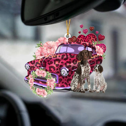 German Shorthaired Pointe-Make My Life-Two Sided Ornament - Best gifts your whole family