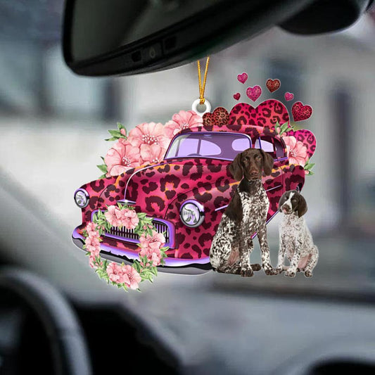 German Shorthaired Pointe-Make My Life-Two Sided Ornament - Best gifts your whole family