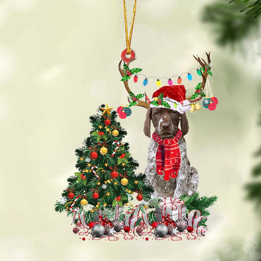 German Shorthaired Pointer 1-Christmas Tree Gift Hanging Ornament - Best gifts your whole family