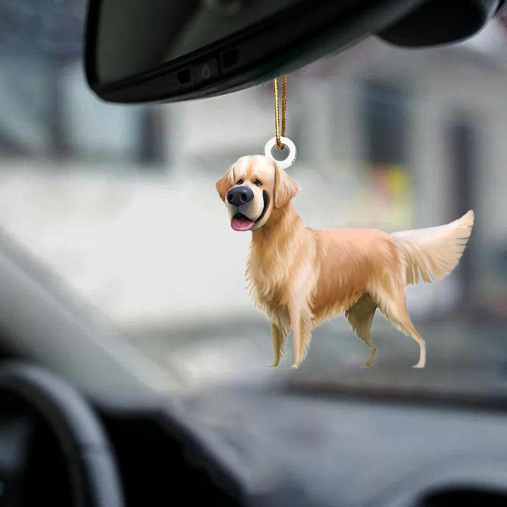 Golden Retriever-Look At Me-Two Sided Ornament - Best gifts your whole family