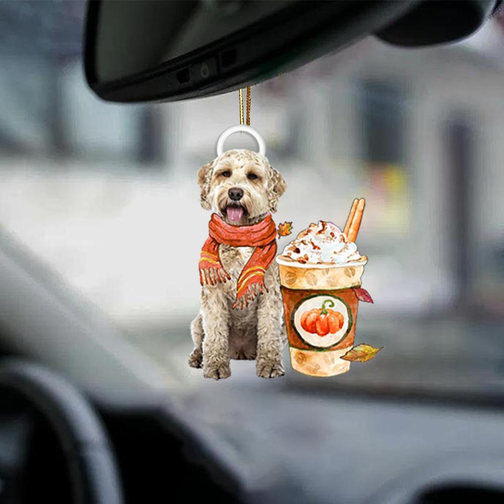 Goldendoodle 1-Pumpkin Spice Kinda-Two Sided Ornament - Best gifts your whole family