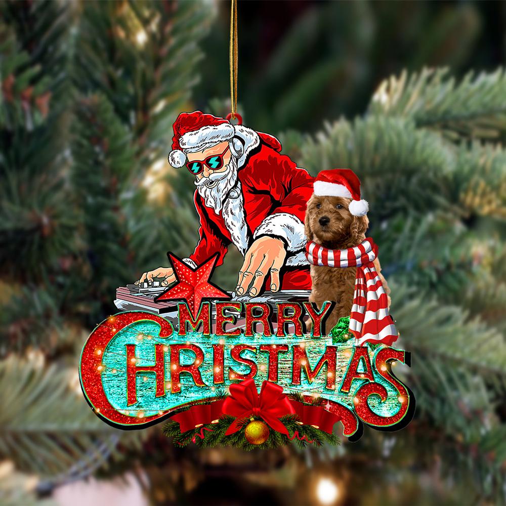 Goldendoodle-Christmas Rock Two Sided Ornament - Best gifts your whole family