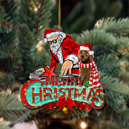 Goldendoodle-Christmas Rock Two Sided Ornament - Best gifts your whole family