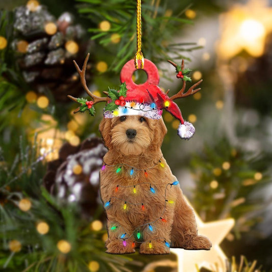 Goldendoodle Christmas Shape Ornamenti - Best gifts your whole family