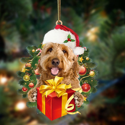 Goldendoodle-Dogs give gifts Hanging Ornament - Best gifts your whole family