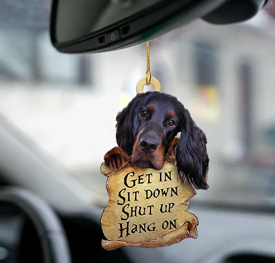 Gordon Setter Get In Two Sided Ornament Christmas Gift Godmerch - Best gifts your whole family