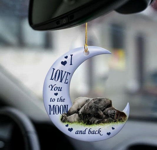 Gorillas Moon Back Gorillas Lover Two Sided Ornament - Best gifts your whole family