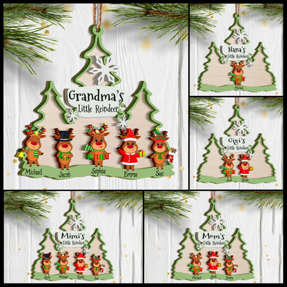 Grandma and Grandkids Christmas Ornament - Best gifts your whole family