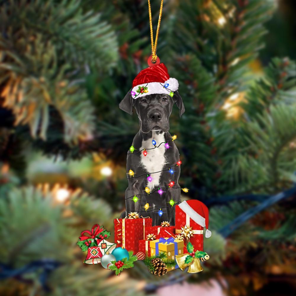 Great Dane 1-Dog Be Christmas Tree Hanging Ornament - Best gifts your whole family