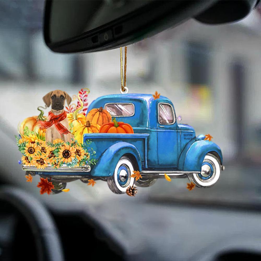 Great Dane 1-Little Pumpkin-Two Sided Ornament - Best gifts your whole family