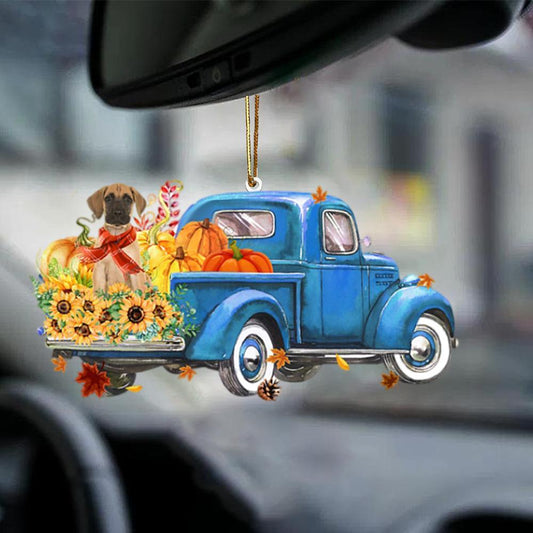 Great Dane 1-Little Pumpkin-Two Sided Ornament - Best gifts your whole family