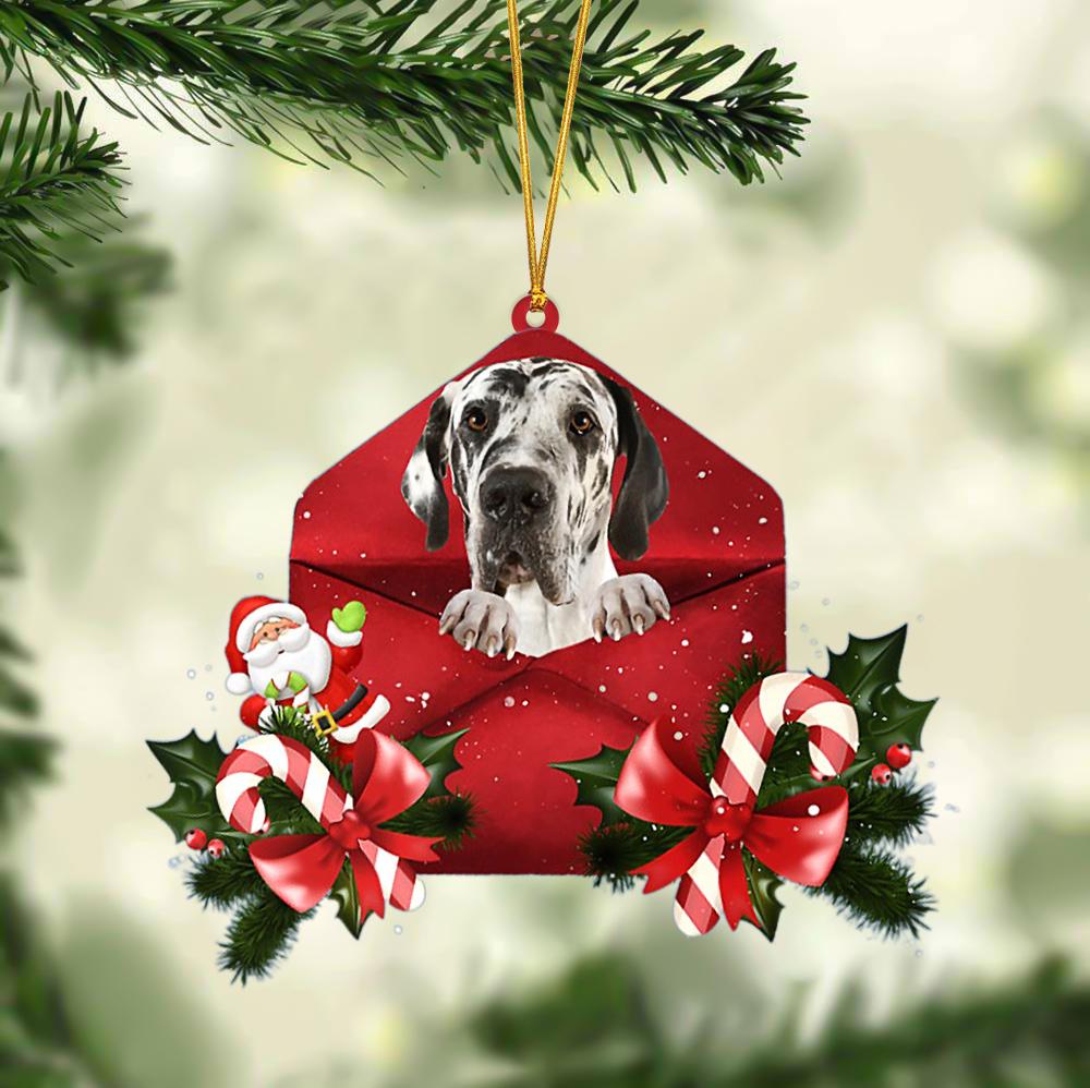 Great Dane Christmas Letter Ornament Dog Christmas Decoration - Best gifts your whole family