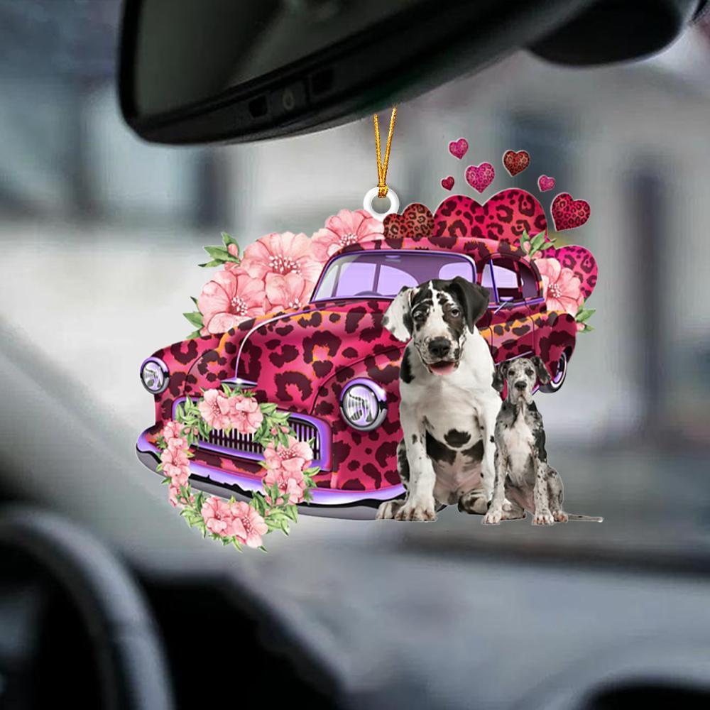 Great Dane-Make My Life-Two Sided Ornament - Best gifts your whole family