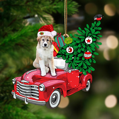 Great Pyrenees 1-Pine Truck Hanging Ornament - Best gifts your whole family