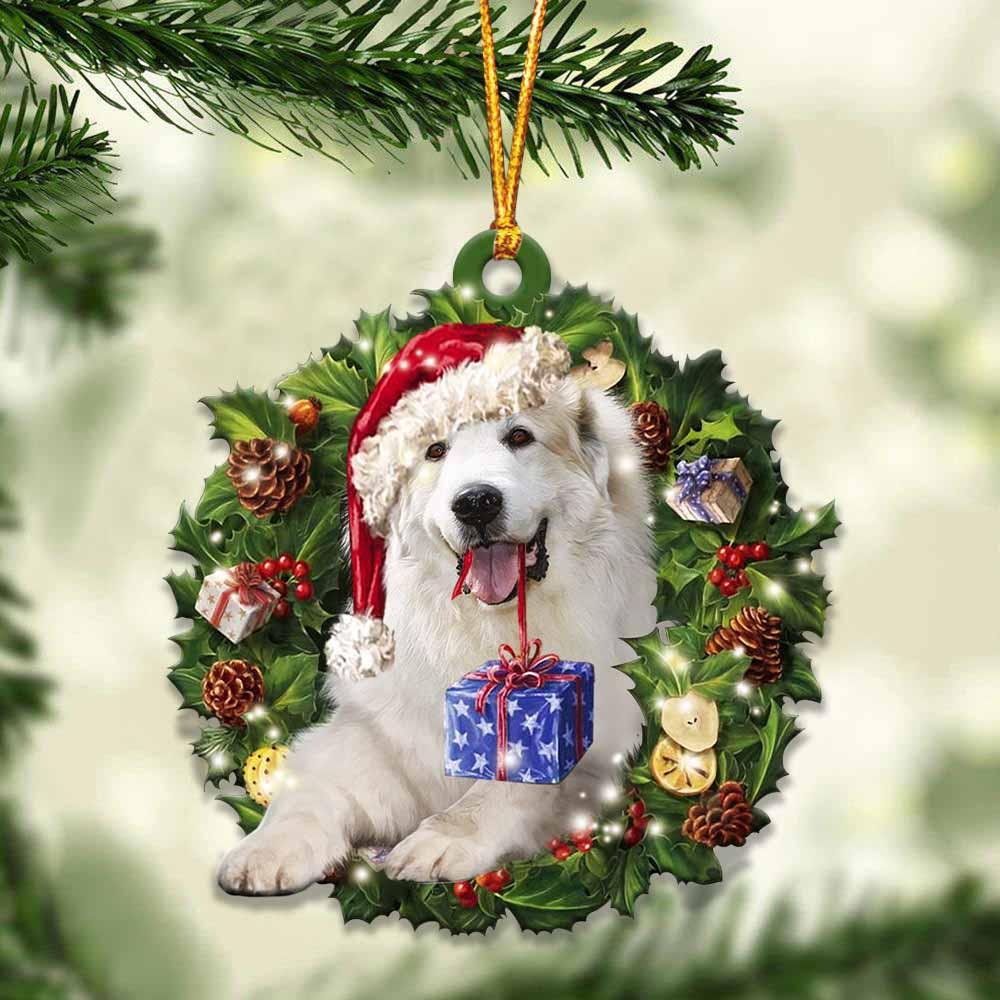 Great Pyrenees and Christmas gift for her gift for him gift for Great Pyrenees lover ornament, Christmas Ornament - Best gifts your whole family