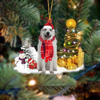 Great Pyrenees Christmas Ornament Christmas Tree Hanging Acrylic Ornament Gift - Best gifts your whole family