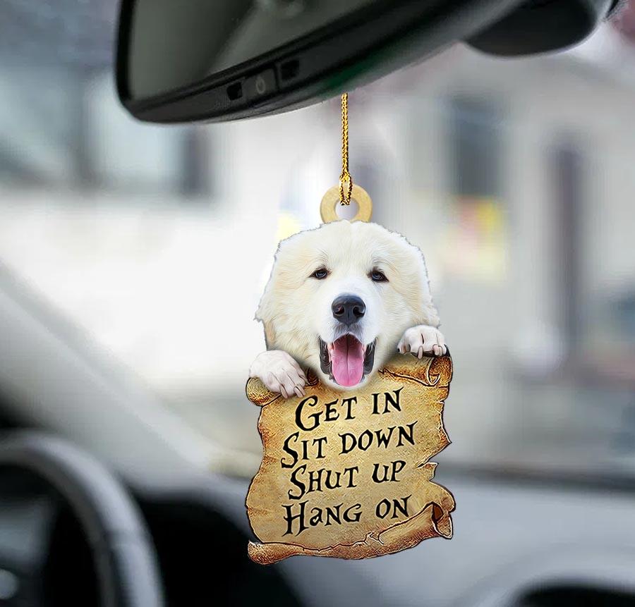 Great Pyrenees Get In Two Sided Ornament Christmas Gift Godmerch - Best gifts your whole family