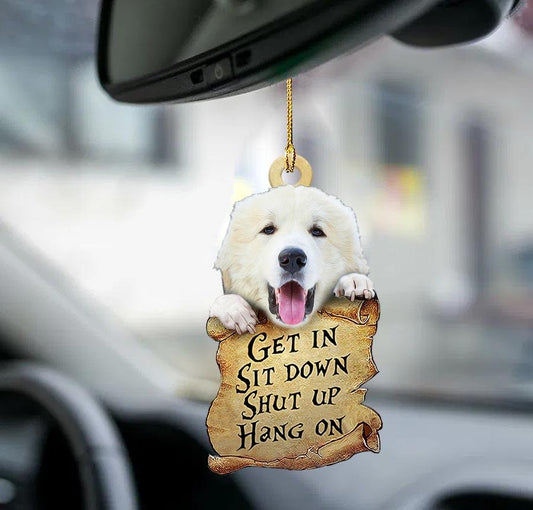 Great Pyrenees Get In Two Sided Ornament Christmas Gift Godmerch - Best gifts your whole family