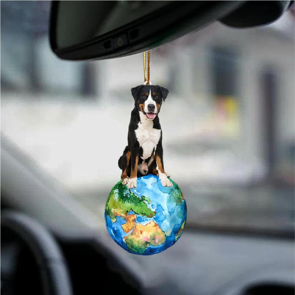 Greater Swiss Mountain-Around My Dog-Two Sided Ornament - Best gifts your whole family