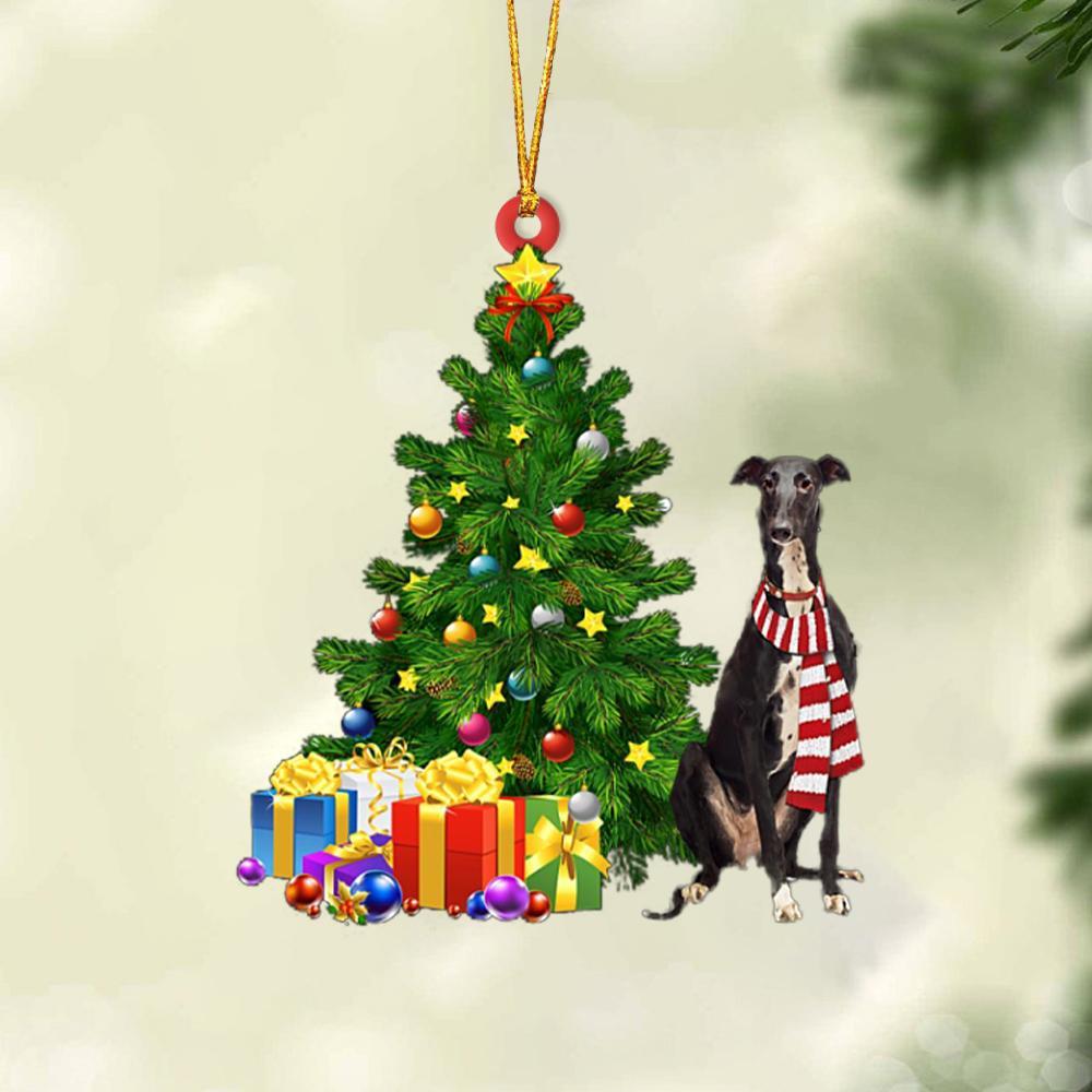 Greyhound 1-Christmas Star Hanging Ornament - Best gifts your whole family