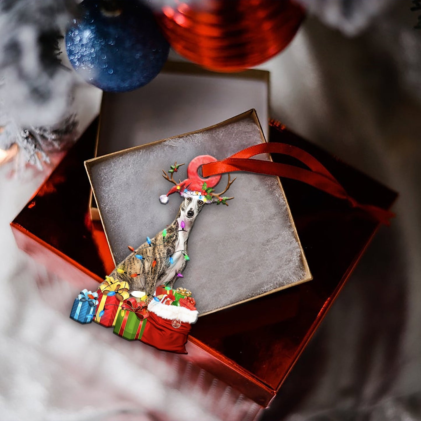 Greyhound Cattle Christmas Shape Ornament - Best gifts your whole family