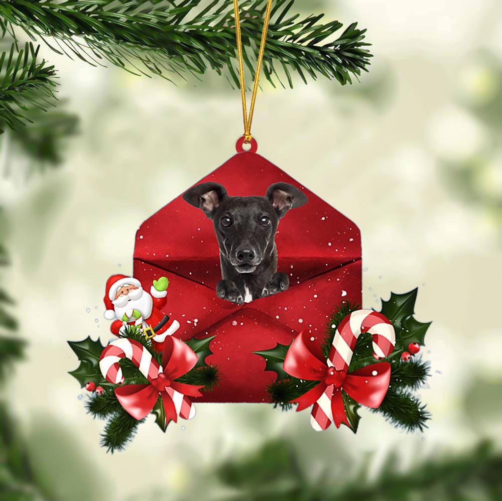 Greyhound Christmas Letter Ornament Dog Christmas Decoration - Best gifts your whole family