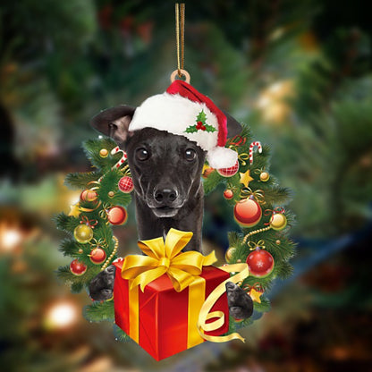 Greyhound-Dogs Give Gifts Hanging Ornament - Best gifts your whole family