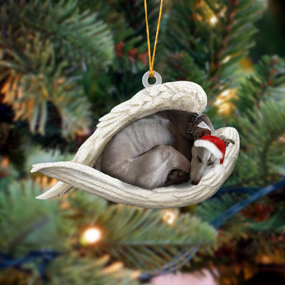 Greyhound Sleeping Angel Christmas Ornament Dog Christmas Hanging Ornament - Best gifts your whole family