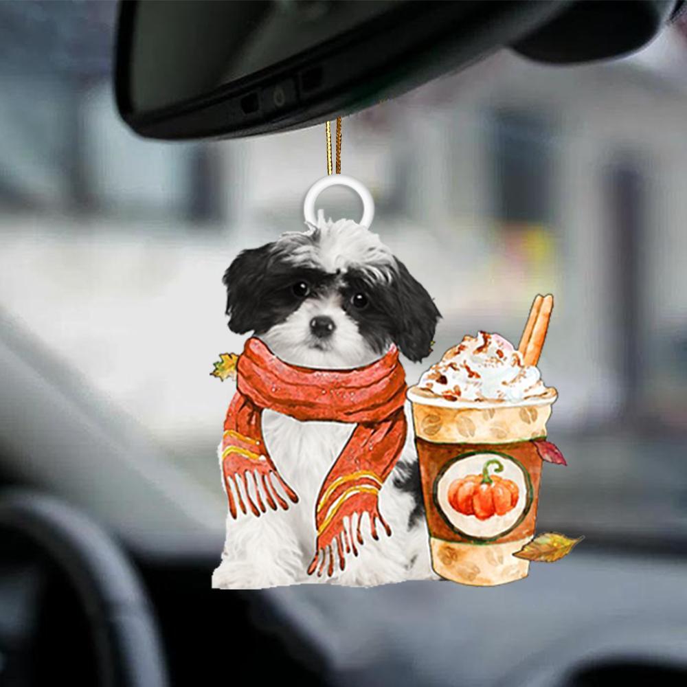 Havanese 1-Pumpkin Spice Kinda-Two Sided Ornament - Best gifts your whole family