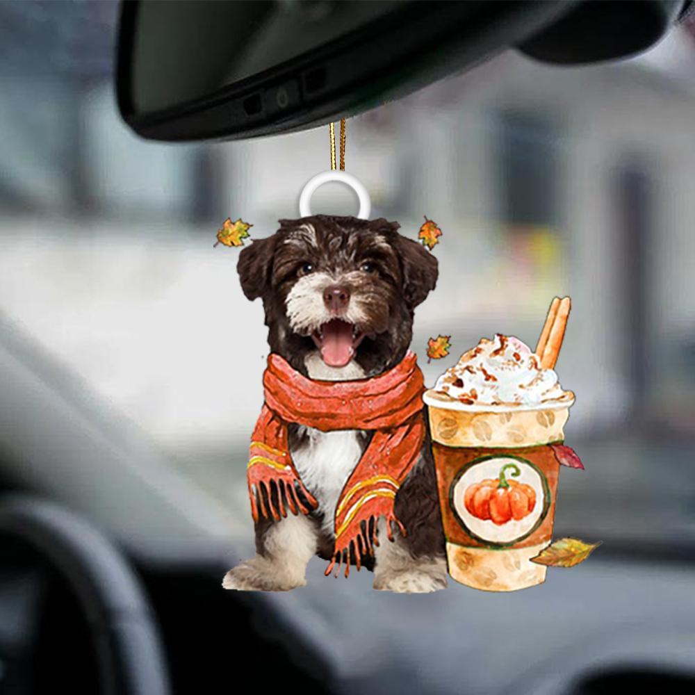 Havanese 2-Pumpkin Spice Kinda-Two Sided Ornament - Best gifts your whole family