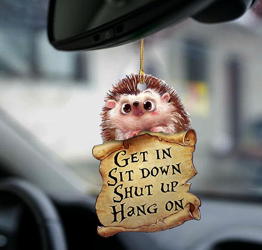Hedgehog Get In Hedgehog Lover Two Sided Ornament - Best gifts your whole family